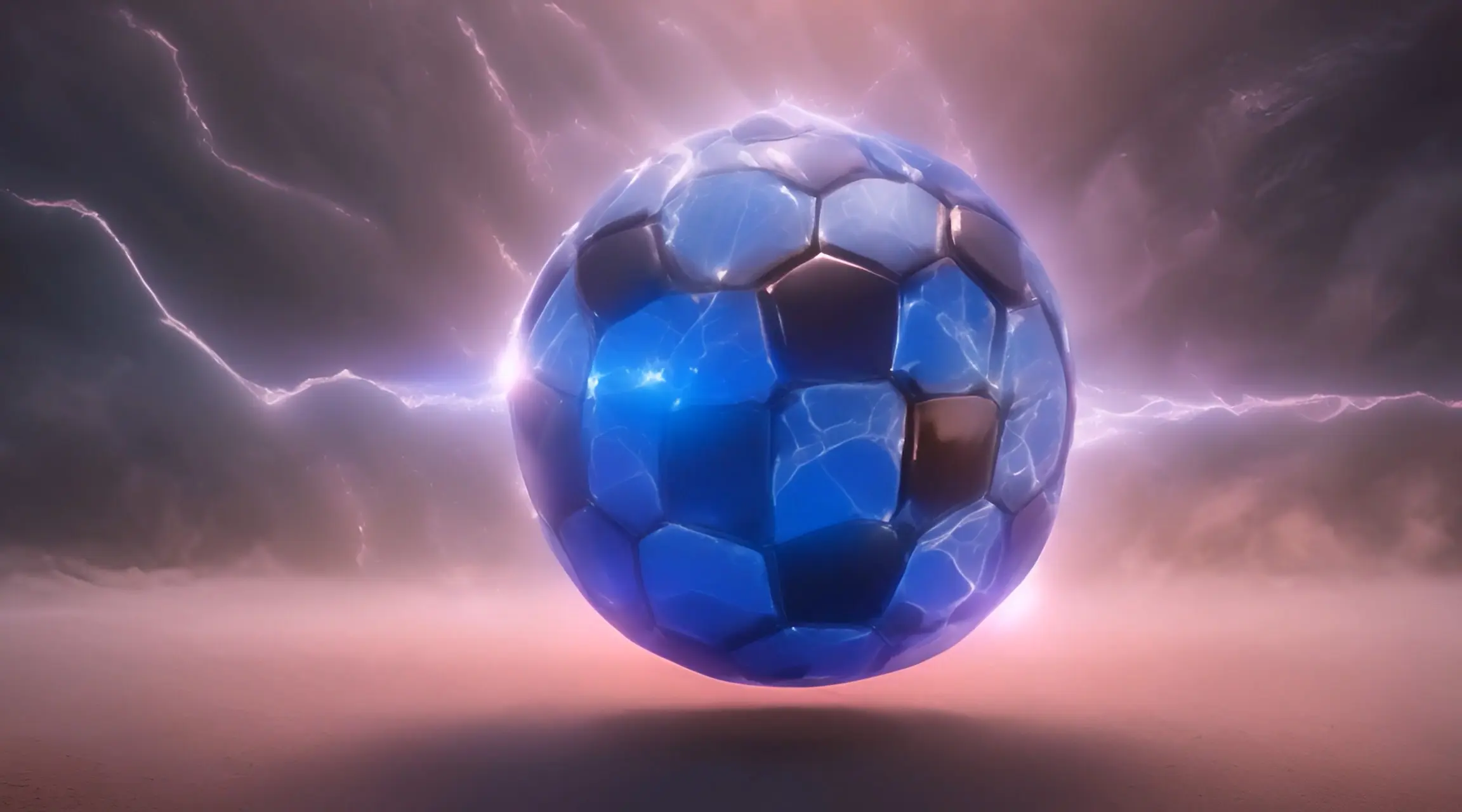 Electrified Soccer Ball Energy Burst